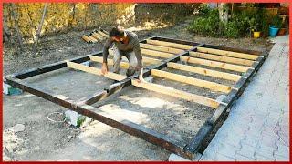Construcción de una Increíble Cabaña de Madera DIY Paso a Paso | Pequeña Casa Funcional