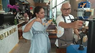 Training Mesin Seamer Kaleng Untuk Kemasan Kopi Dingin TakeAway Notabene Coffee Shop Jakarta