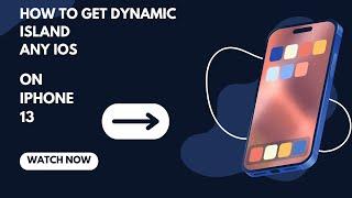 How to get dynamic island on any iphone ios 16-18