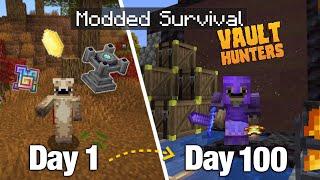 I Played the Vault Hunters Modpack for 100 Days...here's what happened!