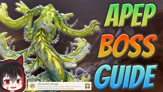 Apep Dendro Dragon Boss Guide & Achievement - ALL ATTACKS