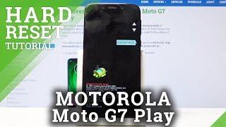 How to Hard Reset Motorola Moto G7 Play - Remove Screen Lock / Wipe Data