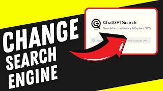 How to Change Default Search Engine in Google Chrome to ChatGPT Search