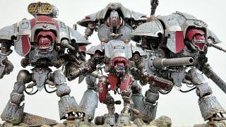 3000 points of Imperial Knights vs Chaos Knights, Warhammer 40k battle report