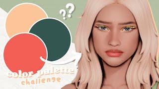 I made sims using a RANDOM COLOR PALETTE in the Sims 4