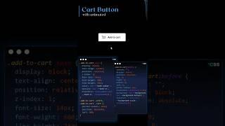 Cart animation button #coding #html #webdesign #css #webdevelopment #cartanimationbutton #trending