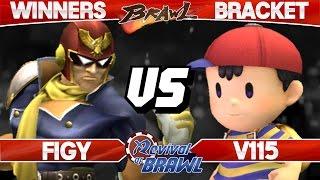 Revival of Brawl - Figy (Captain Falcon) vs V115 (Ness) - SSBB Mid Tiers Winners - Smash Brawl