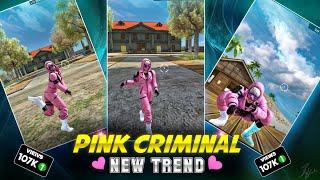 PINK CRIMINAL FUNNY MOMENT EDITING TUTORIAL  pink criminal free fire craflend map cod 