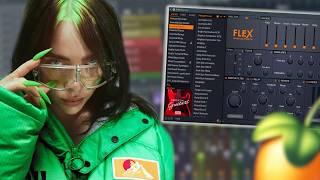 Making a Billie Eilish Pop Beat Using ONLY Stock Plugins | FL Studio