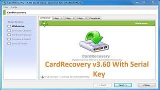 CardRecovery v3.60 Build 1012 With Serial Key Free Download