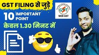 10 Important Point | GST filing से जुड़े | Webtel Software | Web GST Filing Software |webtel gst