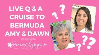 Cruise to Bermuda with Sew and Sail Cruises! LIVE Q & A Bermuda Cruise