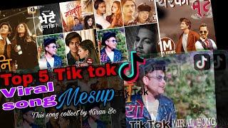 new Nepali jukebox song 2021 .Top 5tik tok viral mashup song.