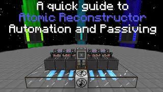 A quick guide to Atomic Reconstructor Automation and Passiving