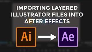 How To Import Adobe Illustrator Layers into Adobe After Effects in 2023