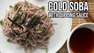  Cold Soba Noodles with Dipping Sauce (Zaru Soba) Recipe in 10 Minutes | Rack of Lam