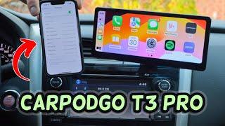 Is the CarpodGo T3 Pro the BEST Portable Apple CarPlay Stereo? Unboxing & Full Review!