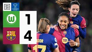 Wolfsburgo vs FC Barcelona (1-4) | Resumen y goles | UEFA Women's Champions League 2024-25