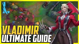 WILD RIFT - VLADIMIR ULTIMATE GUIDE! COMBO AND SKILL USAGE! - LEAGUE OF LEGENDS: WILD RIFT