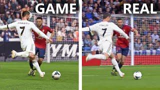 Cristiano Ronaldo's insane long shot goals | EAFC/FIFA