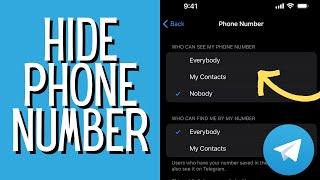 How To Hide Phone Number On Telegram - Full Guide