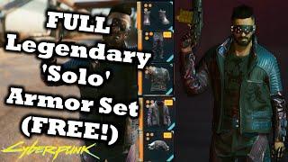 Cyberpunk 2077 FULL Legendary 'Solo' Armor Set | Free Legendary Armor | All Locations Covered
