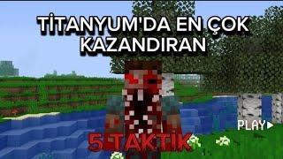 YENİ BAŞLAYANLAR İÇİN EFSANE PARA KASMA TAKTİKLERİ!  - Minecraft SonOyuncu Survival Titanyum