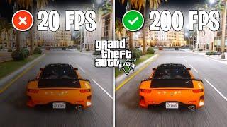 GTA 5 Lag & FPS Drop Fix Low End PC (2GB, 4GB, 8GB RAM) - Get 200+ FPS