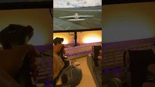 Girlfriend tries Microsoft Flight Simulator 2020 for the first time #shorts