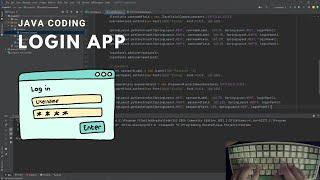 ASMR Programming (No Talking) | Java Login GUI | Speed Coding