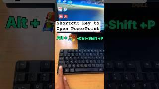 Shortcut Keys To Open PowerPoint #shorts #shortcutkeys #computershortcutkeys #viral