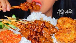 ASMR SATE AYAM *BAKWAN SAYUR ||MUKBANG INDONESIA #ASMR #asmrsounds  #asmrvideo  #sate #sateayam