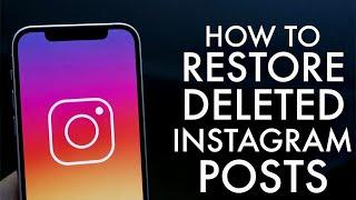 How To Repost Deleted Photos / Videos & Stories On Instagram!