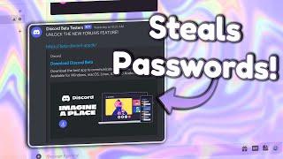 This Discord Beta Virus Steals your Passwords!