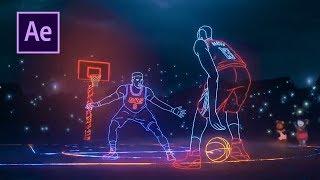 After Effects Tutorial - NBA Lights - EASY!