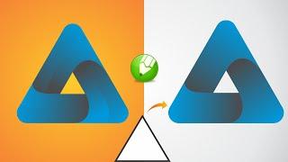 How to Make Triangle Logo Design in CorelDRAW | Learn CorelDRAW with kashif graphic tutorial