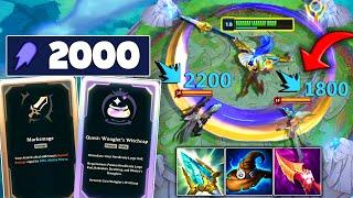 2,000 AP XIN ZHAO HEALS FOR 2,000 HP EVERY ATTACK AND NEVER DIES ft. Rank 1 Arena | LoL Arena