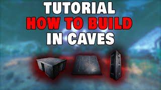 Tutorial - How To Build In Caves With Foundation Snapping - Ark Survival