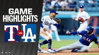 Rangers vs. Dodgers Highlights (6/13/24) | MLB Highlights