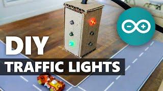 DIY Kids Traffic Lights with Arduino & Recycled Materials: Without Using delay()