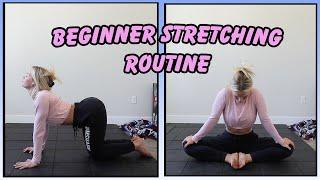 Beginner Stretching Routine - Follow Along w/ Me!