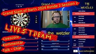 PDC Grand Slam of Darts 2024 LIVE Round 3 Session 1 2nd Screen Stats Kommentar