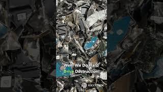 Reboot Tech Offers Secure Hard Drive Destruction! #shorts #datasecurity #ewaste