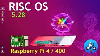 RISC OS 5.28. Raspberry Pi 400.