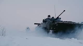 Russian troops conduct combat drills in  Siberia