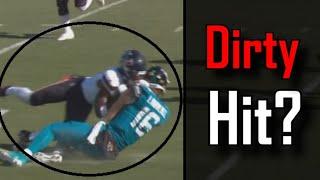 Trevor Lawrence injured on this hit. Defender was ejected | Jacksonville Jaguars Vs Houston Texans