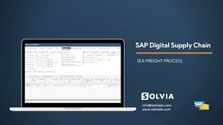 SAP Supply Chain- Sea Freight Process