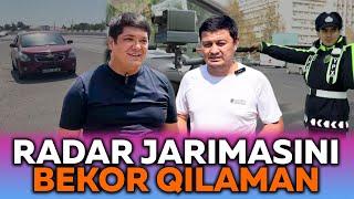 Radar jarimasini bekor qilaman