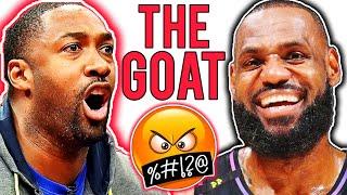 Gilbert Arenas GOES OFF about LeBron James being the GOAT‼️