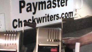 Paymaster CheckWriter 8000 Money Order